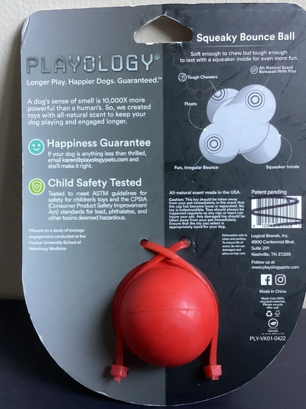 PLAYOLOGY nwt squeaky
